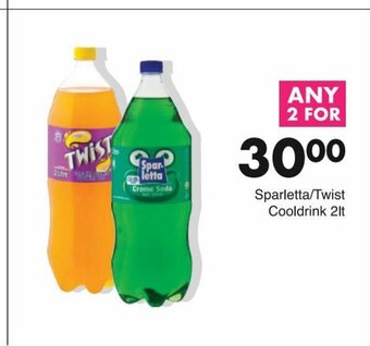 Save Sparletta/Twist Cooldrink 2lt offer