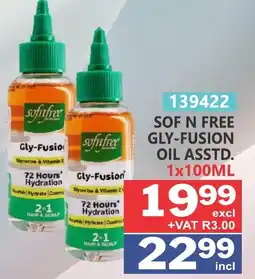 Arrow Cash And Carry SOF N FREE GLY-FUSION OIL ASSTD. offer