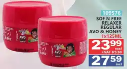Arrow Cash And Carry SOF N FREE RELAXER REGULAR AVO & HONEY offer