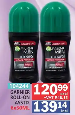 Arrow Cash And Carry Garnier men roll-on offer