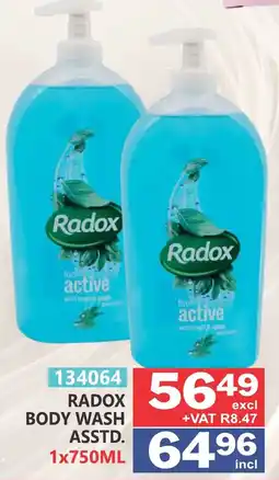 Arrow Cash And Carry Radox Body Wash offer