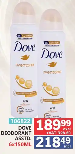 Arrow Cash And Carry Dove Deodorant offer