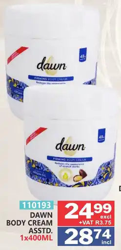 Arrow Cash And Carry Dawn Body Cream offer