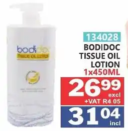 Arrow Cash And Carry BODIDOC TISSUE OIL LOTION offer
