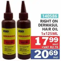 Arrow Cash And Carry Right on dermasul hair oil offer