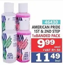 Arrow Cash And Carry AMERICAN PRIDE 1ST & 2ND STEP offer