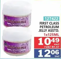 Arrow Cash And Carry First Class Petroleum Jelly Asstd. offer