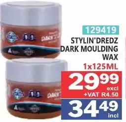 Arrow Cash And Carry STYLIN'DREDZ DARK MOULDING WAX offer