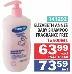 Arrow Cash And Carry PURITY BABY SHAMPOO offer