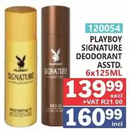 Arrow Cash And Carry PLAYBOY SIGNATURE DEODORANT offer