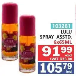 Arrow Cash And Carry LULU SPRAY ASSTD. offer