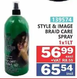 Arrow Cash And Carry STYLE & IMAGE BRAID CARE SPRAY offer