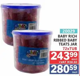 Arrow Cash And Carry Baby Rich Ribbed Baby Teats Jar offer