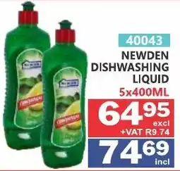 Arrow Cash And Carry NEWDEN DISHWASHING LIQUID offer