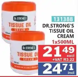 Arrow Cash And Carry DR.STRONG'S TISSUE OIL CREAM offer