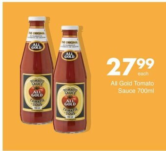 Save All Gold Tomato Sauce 700ml offer
