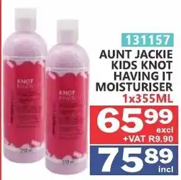 Arrow Cash And Carry Aunt Jackie Kids Knot Having It Moisturiser offer