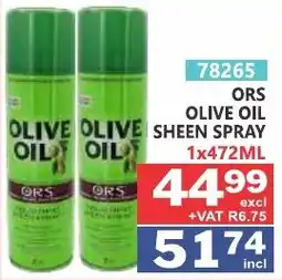 Arrow Cash And Carry ORS OLIVE OIL SHEEN SPRAY offer