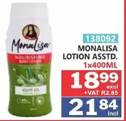Arrow Cash And Carry Monalisa Nourishing Body Lotion offer