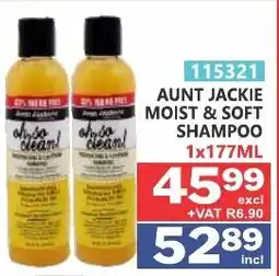Arrow Cash And Carry Aunt Jackie Moist & Soft Shampoo offer