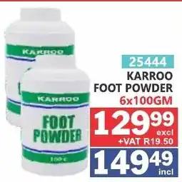 Arrow Cash And Carry KARROO FOOT POWDER offer