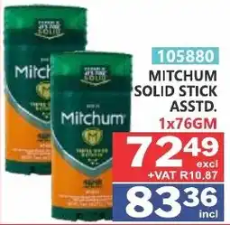 Arrow Cash And Carry Mitchum Solid Stick offer