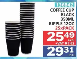Arrow Cash And Carry COFFEE CUP BLACK offer