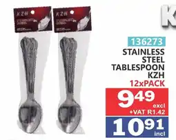 Arrow Cash And Carry Stainless Steel Tablespoon KZH offer