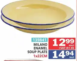 Arrow Cash And Carry Milano Enamel Soup Plate offer