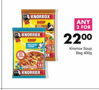 Save Knorrox Soup Bag 400g offer