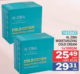 Arrow Cash And Carry AL ZIBA MOISTURIZING COLD CREAM offer