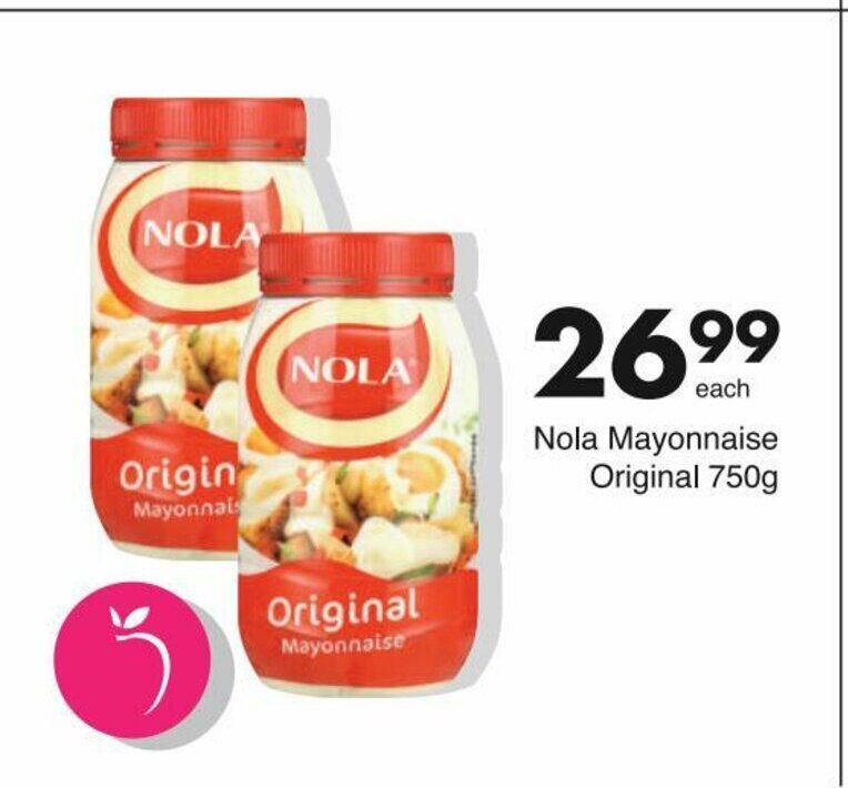 Nola Mayonnaise Original 750g offer at Save