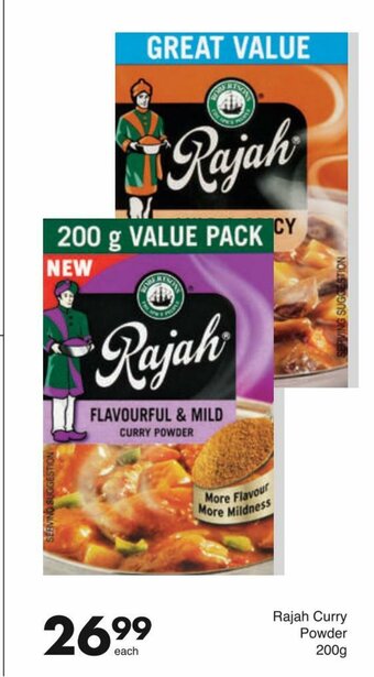 Save Rajah Curry Powder 200g offer