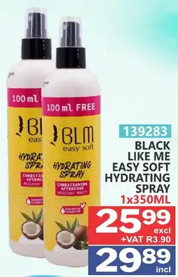 Arrow Cash And Carry BLACK LIKE ME EASY SOFT HYDRATING SPRAY offer