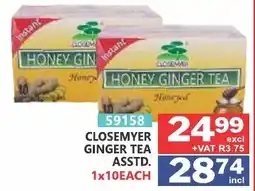 Arrow Cash And Carry CLOSEMYER HONEY GINGER TEA offer