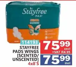 Arrow Cash And Carry Stayfree Pads Wings offer