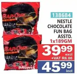 Arrow Cash And Carry Nestle Chocolate Fun Bag offer