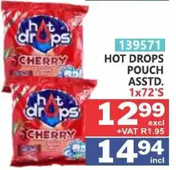 Arrow Cash And Carry Hot Drops Pouch Cherry offer