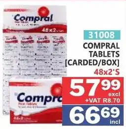 Arrow Cash And Carry Compral Tablets offer