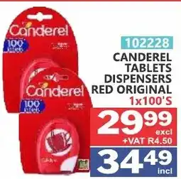 Arrow Cash And Carry Canderel Tablets Dispensers Red Original offer