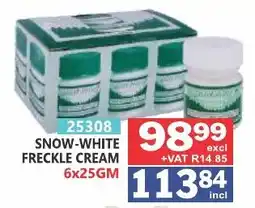 Arrow Cash And Carry SNOW-WHITE FRECKLE CREAM offer