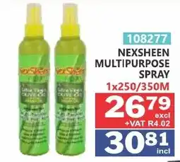 Arrow Cash And Carry NEXSHEEN MULTIPURPOSE SPRAY offer