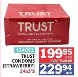 Arrow Cash And Carry TRUST CONDOMS [STRAWBERRY] offer
