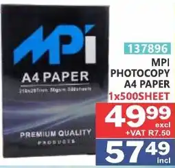 Arrow Cash And Carry MPI Photocopy A4 Paper offer