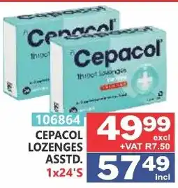 Arrow Cash And Carry Cepacol lozenges offer