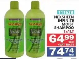 Arrow Cash And Carry NexxSheen Infinite Moist Shampoo offer