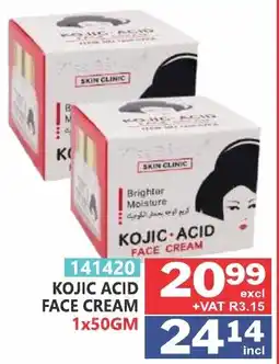 Arrow Cash And Carry SKIN CLINIC KOJIC ACID FACE CREAM offer