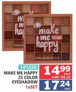 Arrow Cash And Carry MAKE ME HAPPY 25 COLOR EYESHADOW offer
