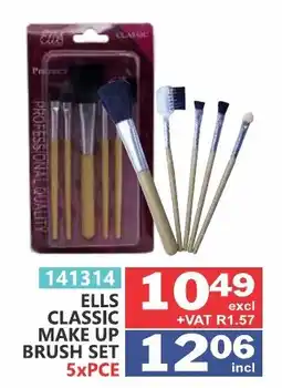 Arrow Cash And Carry ELLS CLASSIC MAKE UP BRUSH SET offer