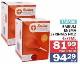 Arrow Cash And Carry Barium Enema Syringes No.2 offer